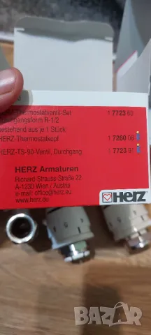 2бр термоглави за радиатори HERTZ Mini пълен комплект, снимка 7 - ВИК - 48115537