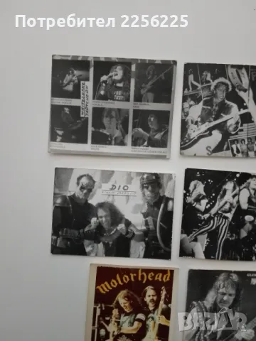 ЛОТ стари картички на метъл групи (лот 15), снимка 5 - Колекции - 49880133