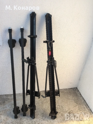 Продават се напречни греди 125см с 2бр стойки за велосипед