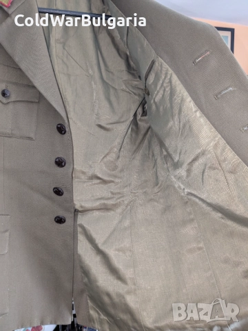 Парадно яке на танкист – Българска армия – Студена война – 80-те години, снимка 7 - Якета - 52492465