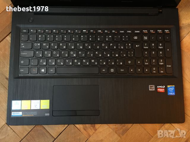15.6 Lenovo G50-70`Core i3-4005U/8GB RAM/256GB SSD/AMD R5 M230-2GB/Бат 3ч/HDMI/USB 3.0, снимка 5 - Лаптопи за работа - 46467917