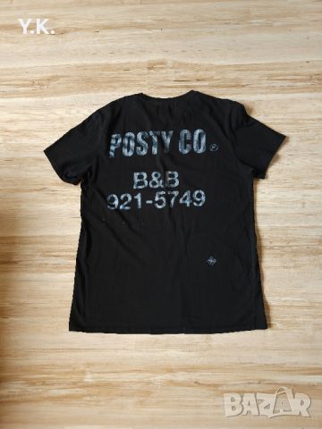 Оригинална мъжка тениска Bershka x Posty Co. Post Malone, снимка 3 - Тениски - 46187262