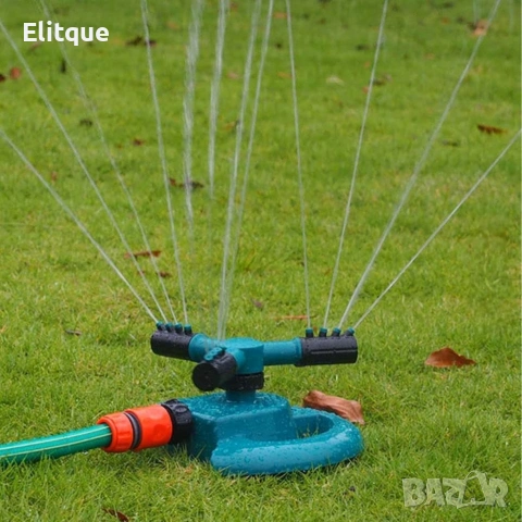 Автоматична градинска пръскачка с 3 регулируеми рамена и 12 дюзи, 360° на едро , снимка 7 - Други инструменти - 53401900