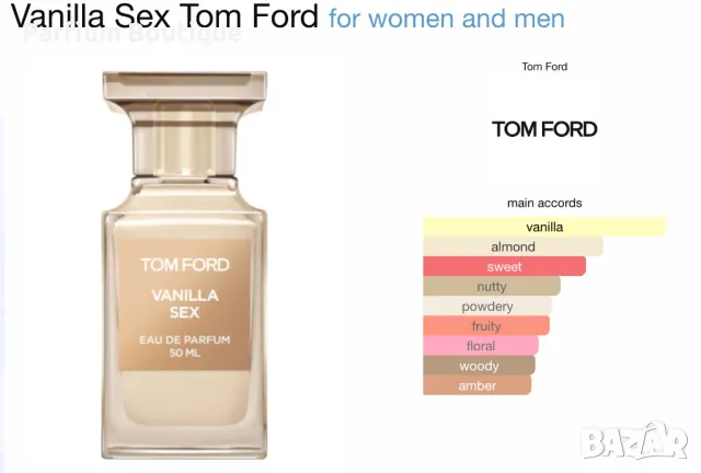 Tom Ford Vanilla Sex 100ml EDP, снимка 2 - Унисекс парфюми - 48446964