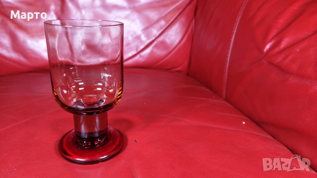 Много красиви стъклени чаши за концентрат, цветно стъкло, 6 бр, снимка 8 - Чаши - 54240291