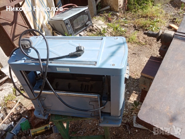 Абрихт чугунен  30см ширина на плота и щрайхмус, снимка 5 - Други машини и части - 49993398