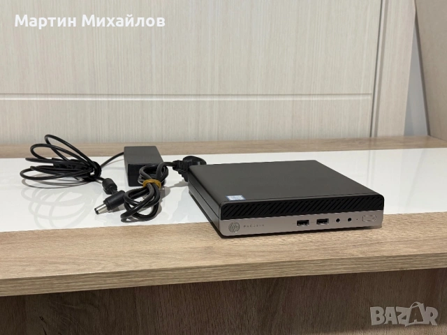 HP ProDesk G400 mini, i5-7500T, 8GB, 240GB NVMe, снимка 2 - Работни компютри - 53831655