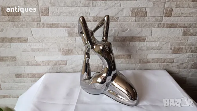 Голяма порцеланова фигура - Жена - 26см, снимка 8 - Антикварни и старинни предмети - 50217693