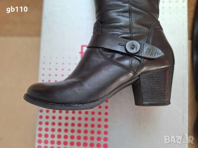 Дамски ботуши от естествена кожа BIANA