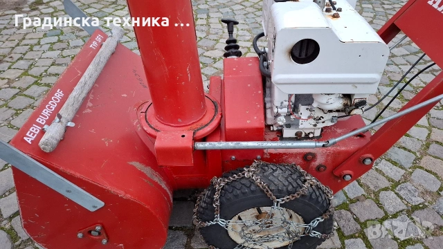 Роторен снегорин AEBI, снимка 10 - Градинска техника - 53400946