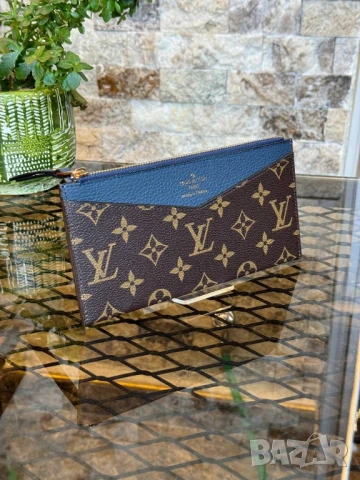 портмонета louis vuitton от естествена кожа , снимка 2 - Портфейли, портмонета - 51322866