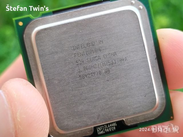 ✅ Процесор Intel Pentium 4 524 SL9CA 3.06GHz 1MB Cache 533MHz FSB LGA775, снимка 4 - Процесори - 46188862