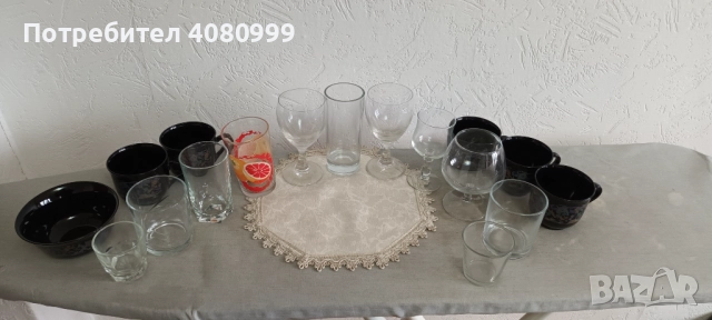 Чаши, чашки, разни 35 бр. за 9 лева.