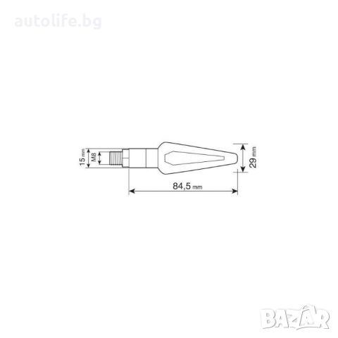 Nicon Halo Странични Мигачи за мотор маркер с халоген крушка 12V / 10W - LAMPA, снимка 4 - Аксесоари и консумативи - 45670134