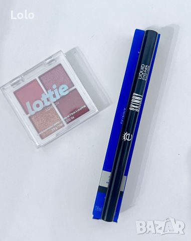 Очна линия EYEKO SKINNY LIQUID и сенки LOTTIE Rose Gold Eyeshadow, снимка 2 - Декоративна козметика - 46582661