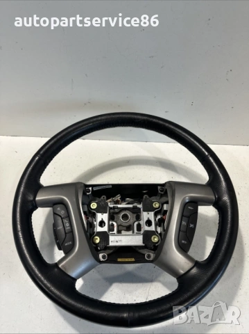 Волан от черна кожа за Chevrolet Captiva 2.2 VCDi 2012, OEM (оригинална част)