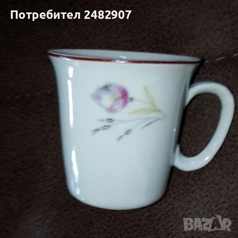 Комплект ретро чашки за кафе - 2 броя, снимка 7 - Чаши - 51382586