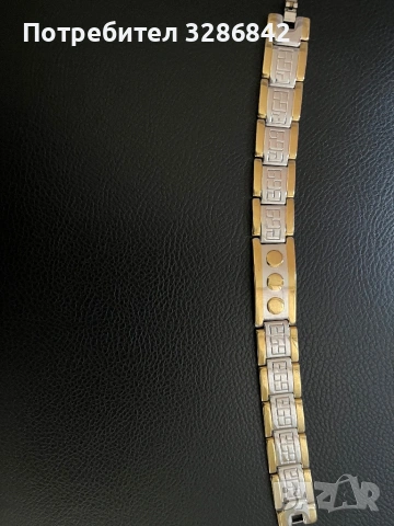 мъжка гривна от неръждаема стомана, снимка 4 - Гривни - 53595177