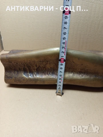 Голяма Стара Бронзова Статуя Скулптура Влюбена Двойка 6кг., снимка 12 - Антикварни и старинни предмети - 50967185