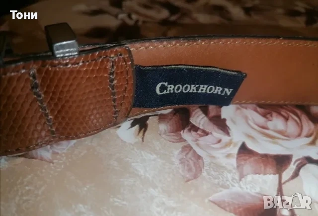 GROOKHORN Оригинал Нов Мъжки Колан Изцяло от Естествена Кожа 110см., снимка 6 - Колани - 52791084