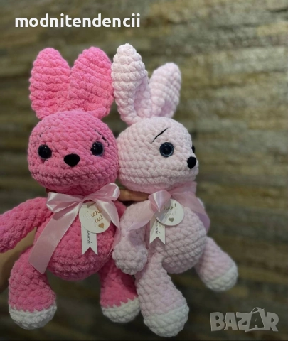 ръчно плетени играчки , снимка 3 - Плюшени играчки - 52940658