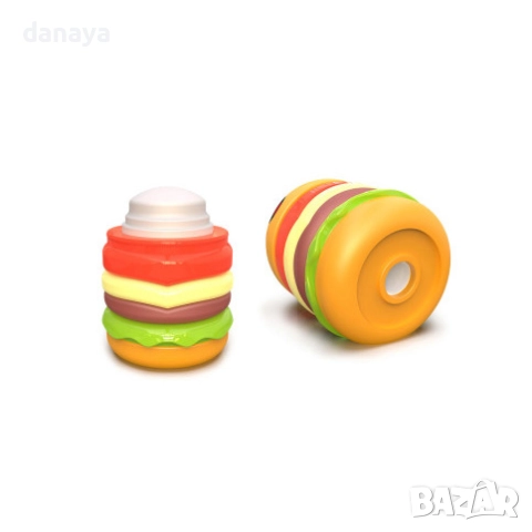 6028 Гумичка с острилка за моливи Бургер, снимка 3 - Ученически пособия, канцеларски материали - 51766535