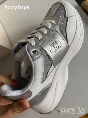 Сникърси Liu Jo Eva 02, бели - 39 номер, с дефект, снимка 7 - Маратонки - 53344284