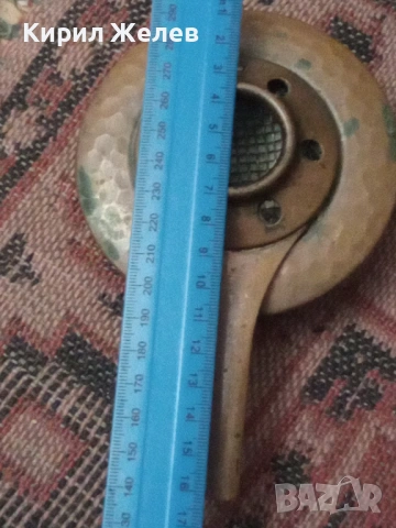 Стара медна горелка или спиртник 54300, снимка 3 - Антикварни и старинни предмети - 53624298