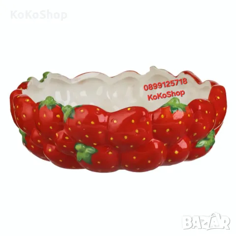 Фруктиера "Ягода"-24х8 см./фруктиера/керамична фруктиера, снимка 3 - Аксесоари за кухня - 49978069