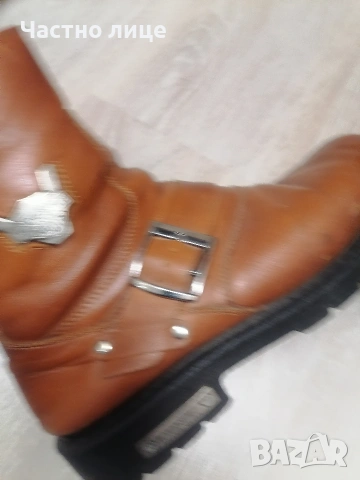 43 н. Естествена кожа мъжка ботуши, стелка 28 см, снимка 3 - Мъжки ботуши - 53092472