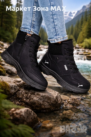 Дамски боти с впечатляващ дизайн и удобно усещане при всяка стъпка, снимка 2 - Дамски боти - 53144382