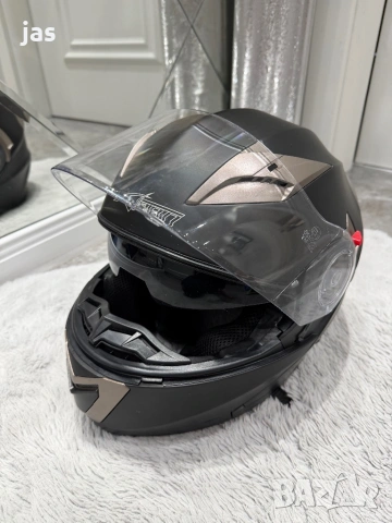 Каска за мотор A-Pro Lancer (отваряща се)  Размер - ХL, снимка 2 - Аксесоари и консумативи - 53892652