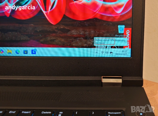 Lenovo ThinkPad P17/Intel Core i7-10750H/16GB RAM/512GB SSD/NVidia Quadro T2000 4GB/17.3 Full HD IPS, снимка 13 - Лаптопи за работа - 51986959