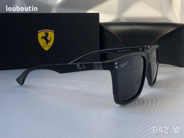 Ray Ban Ferrari класически мъжки слънчеви очила с поляризация, снимка 12 - Слънчеви и диоптрични очила - 52916146