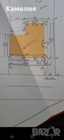 Продавам дворно място с проект за къща в село Гецово , снимка 3 - Парцели - 47426317