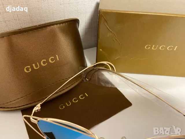 Слънчеви очила Gucci, с леки дръскотини, реплика, снимка 4 - Слънчеви и диоптрични очила - 46908150