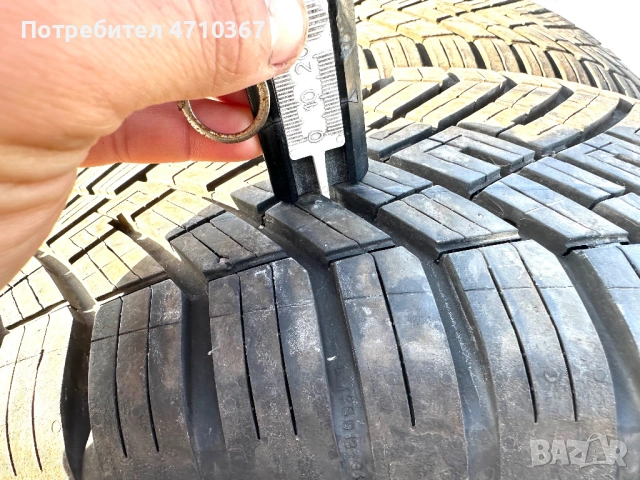 Всесезонни гуми Continental 225/65/17 дот1924, с джанти за RAV 4, снимка 5 - Гуми и джанти - 53843529