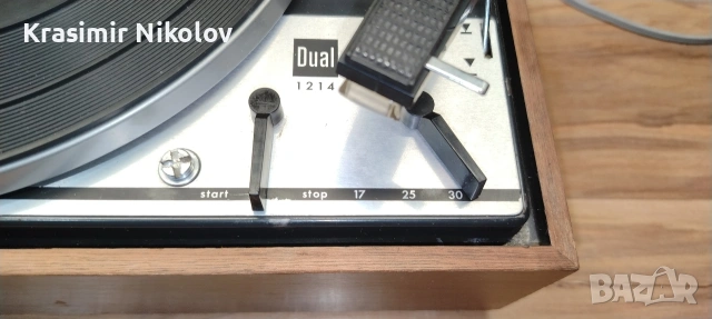 ретро грамофон DUAL 1214 , снимка 4 - Грамофони - 53872116