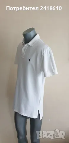 POLO Ralph Lauren Pique Cotton Mens Size M ОРИГИНАЛ! Мъжка Тениска!, снимка 7 - Тениски - 47164136