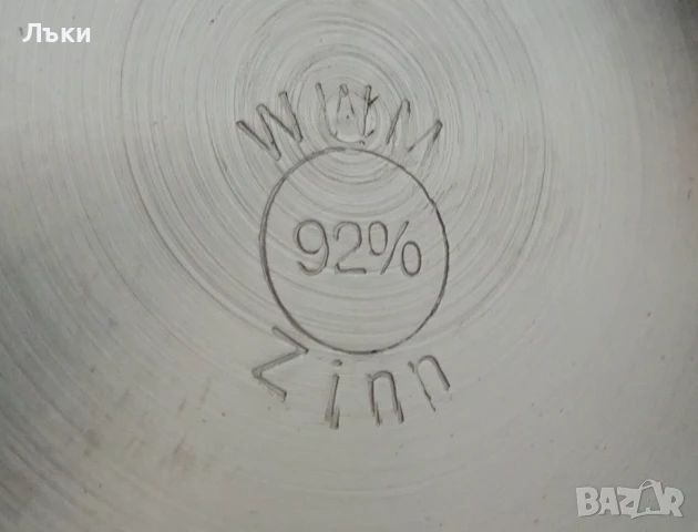 Калаена чаша,халба от калай 300 мл.,ловни картини. , снимка 6 - Антикварни и старинни предмети - 51252083