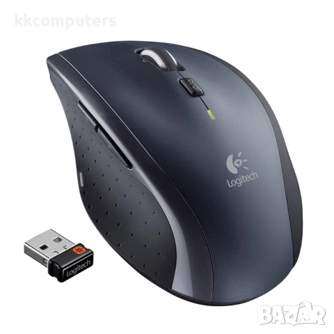 Logitech Wireless Mouse M705 Мишка- 2.4 GHz Unifying, до 36 месеца батерия, Hyper-fast Scrolling, 7 