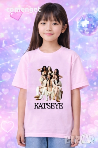 НОВО! Детски тениски KATSEYE K-POP BTS! Поръчай модел с ТВОЯ идея!