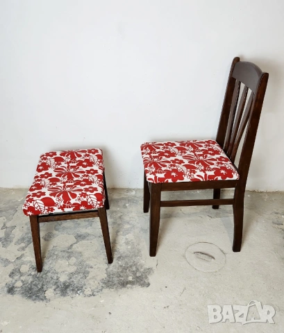 Комплект стол и табуретка, снимка 3 - Столове - 53207167