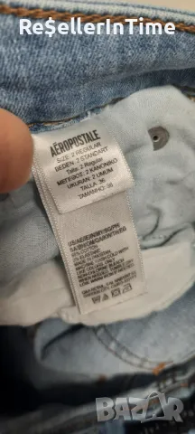 Дамски дънки Aeropostale,  с бродерии, снимка 2 - Дънки - 47123683