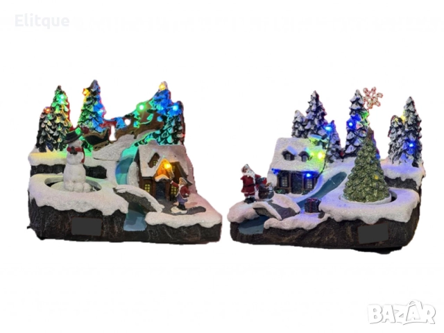 Вълшебна Коледна сцена - нежен чар и празнично вълшебство, снимка 5 - Други стоки за дома - 52832191