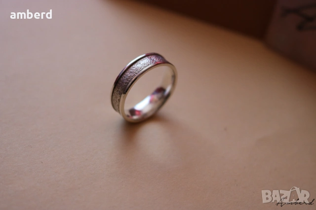 Сребърен пръстен - модел R089, снимка 5 - Пръстени - 53793513