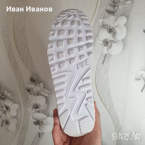 Nike Air Max 90 'White Leather' номер 43,5-44 оригинални маратонки , снимка 7 - Маратонки - 45674941