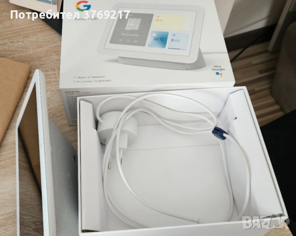 Google Nest Hub, снимка 2 - Друга електроника - 52410877