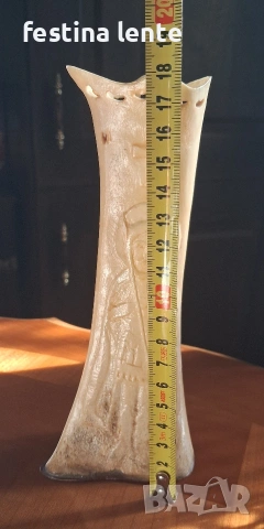 Ваза от животинска кост, снимка 2 - Колекции - 54112715