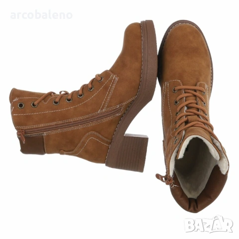 Дамски боти с връзки, 5цвята , снимка 12 - Дамски боти - 53057820